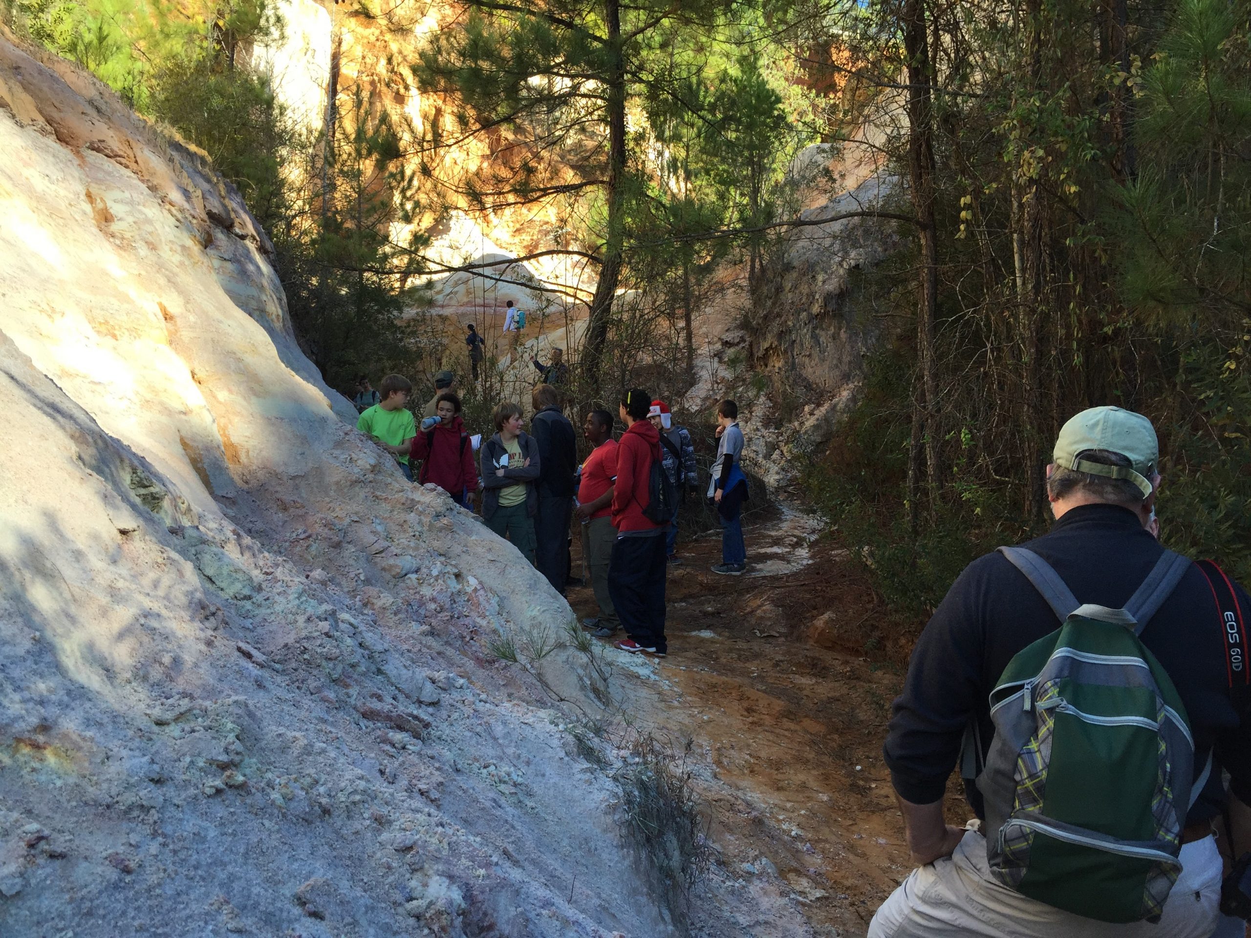 Scouts in Providence Canyon